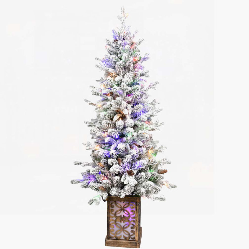 4FT Flocked Christmas Tree