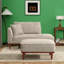 Chaise longue et tabouret rembourrés Finken-1086305210