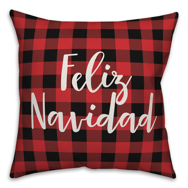  Coussin Feliz Navidad in Buffalo, Housse de coussin