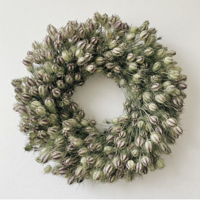 Dried Nigella Spring Wreath