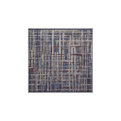 Machine Washable Gray Area Rug