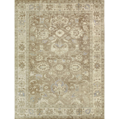 Antique Weave Oushak Wool Oriental Area Rug
