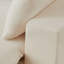 Chenille blanche moderne à 2 places, en forme de nuage, confortable pour s'asseoir, mousse et ressort, convient aux appartements en blanc, doux et confortable, rembourrage en éponge dense, décoration intérieure idéale