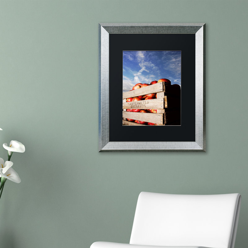 «Joden Orchard» par Jason Shaffer, reproduction de photo encadrée, H 14 po x l 11 po x P 0,5 po, Noir, Cadre argenté