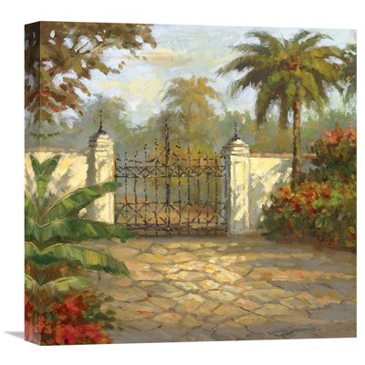 'Porta Celeste II' by Bolo Painting Print on Wrapped Canvas