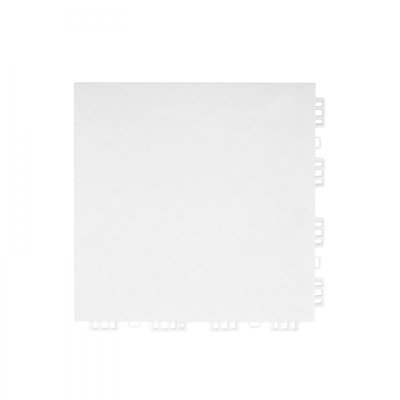 Tapis de sol Dryland Tiles pour le hockey, surface d'entraînement polyvalente emboîtable 12,4 po x 12,4 po, carreaux de sol de danse PP casse-tête, planche d'entraînement pour le hockey, gris cendré