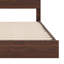 Ensemble de meubles de chambre à coucher modernes 4 pièces, lit en bois avec tête de rangement et station de charge, 2 tables de chevet et commode-2103151481