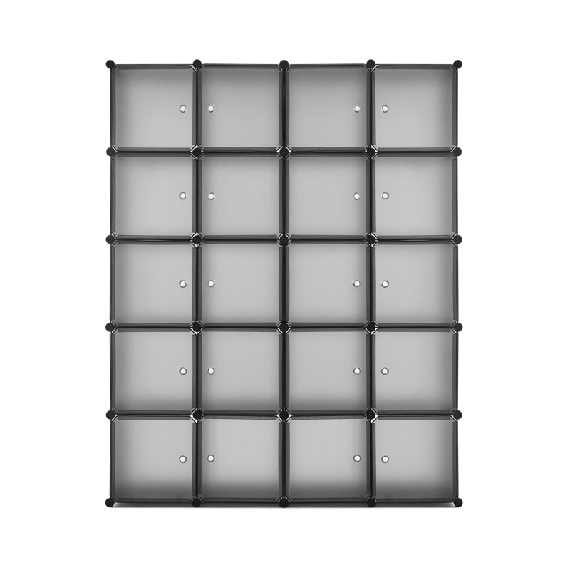 Neubauer 20 Door Plastic / Acrylic Wardrobe