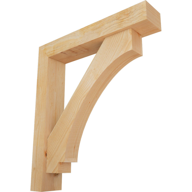 Support de bloc impérial avec entretoise décalée, 36 x 32, Sapin Douglas de l 6 po (scié brut)