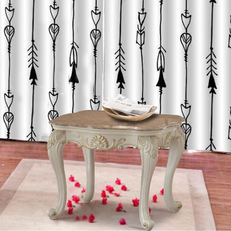 Gavino Solid Wood End Table