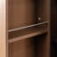 Armoire de cuisine 62,99 po, buffet autoportant en noyer avec portes et tablettes, armoire de rangement pour cuisine, salon et salle à manger