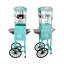 Machine à maïs soufflé avec chariot, roues et bouilloire 10 oz avec 3 cuillères en plastique-125095202