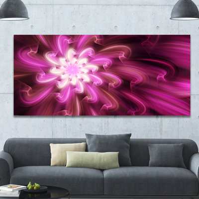 « exotic danse of purple floral pétales », impression sur toile tendue