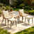 Beige Cushion/Natural Frame selected