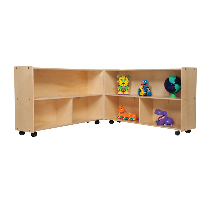 Unité de rangement polyvalente pliante Contender, Assemblé, 29.25"H x 94.5"W x 12"D