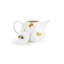 Butterfly Ginkgo Porcelain China Teapot