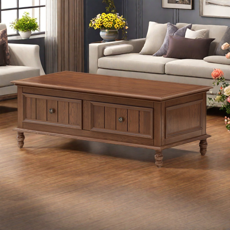 Table basse American Modern,  H 18,5 po x L 47,2 po x l 27,6 po