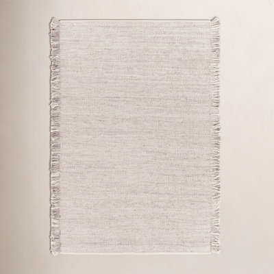 Hinton Taupe Cream Hand-Woven Outdoor Rug