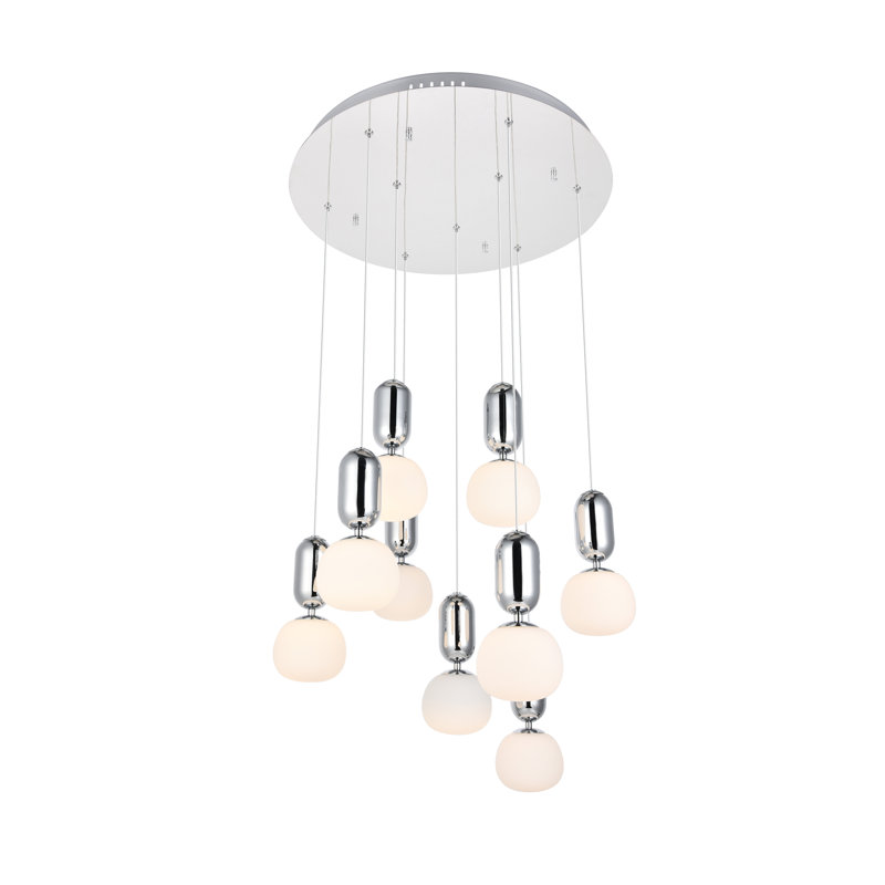 9 - Light Dimmable LED Chandelier