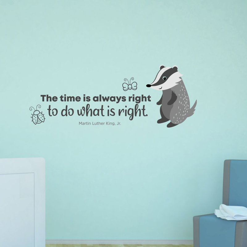 Adhésif décoratif en vinyle « always right cute Skunk Life », H 15 po x l 30 po