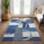 Blue/Brown/Ivory/Teal