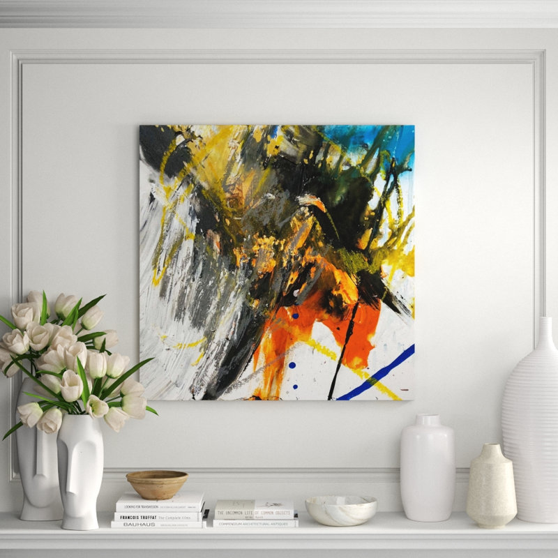 Jasper - Artist Enhanced Canvas Print, 36" H x 36" W x 1.5" D, Wrapped Canvas