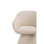 Chaise de salle à manger pivotante à 360 degrés avec pied conique, fauteuil d'appoint rembourré de forme cylindrique avec accoudoirs inclinés pour salle à manger, cuisine et salon-702862153
