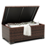 Hermes 39.5'' W 60 Gallons Water Resistant Wicker Deck Box in Brown