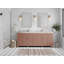 Meuble-lavabo double 84 po avec plateau en quartz Sonoma-138893358-138893332