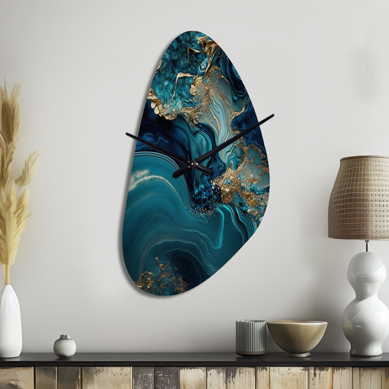 Horloge murale abstraite Gregode, Moyenne