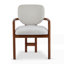 Ensemble de 2 chaises avec accoudoirs rembourrés