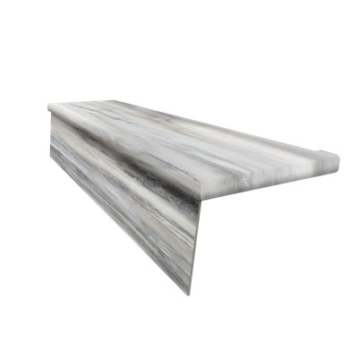 Luxury Vinyl Water Proof & Dent Proof 51.18 Inch Lenth x 11.81 Inch Width x 1.57 Inch Thick Premium Stair Tread - Palissandro Pro