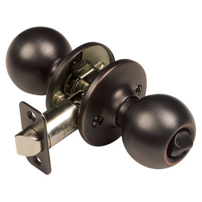 Ball Privacy Bed/Bath Door Knob