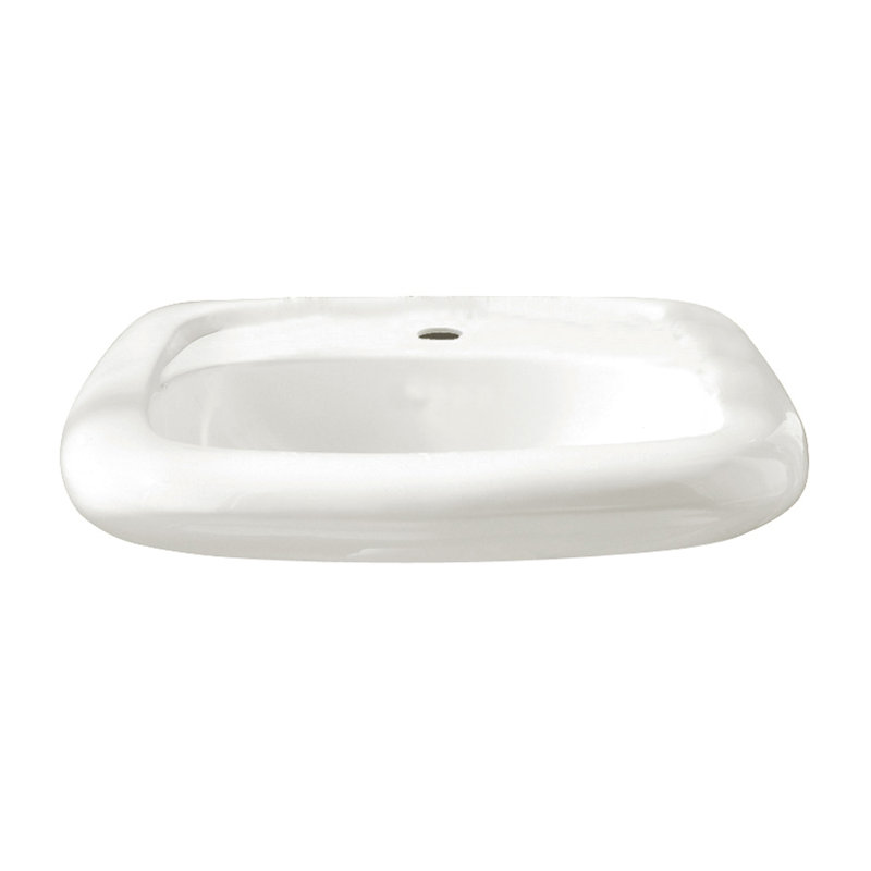 American Standard Murro 17.75'' Vitreous China Rectangular Bathroom Sink with Overflow, Single Hole