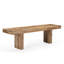 Banc en bois de manguier massif-924426617