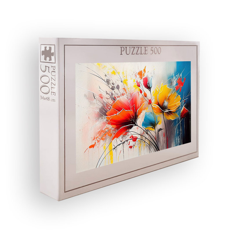 500 pièces en carton, 100% carton, 500 pièces, 18,9 x 13,4 pouces | Taille de la boîte: 13,2 po x 9,1 po x 2,0 po | Parfait pour le plaisir et la détente en famille, pièces durables de haute qualité pour un assemblage facile, cadeau idéal pour les amateurs de casse-tête