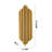 2-Light Gold Stainless Steel Rod Wall Sconce