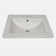 White 21" X 18" Rectangle Porcelain Overmount Vanity Sink