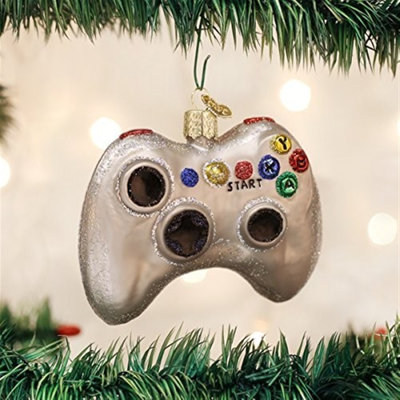 Old World Christmas Blown Glass Ornament for Christmas Tree, Video Game Controller