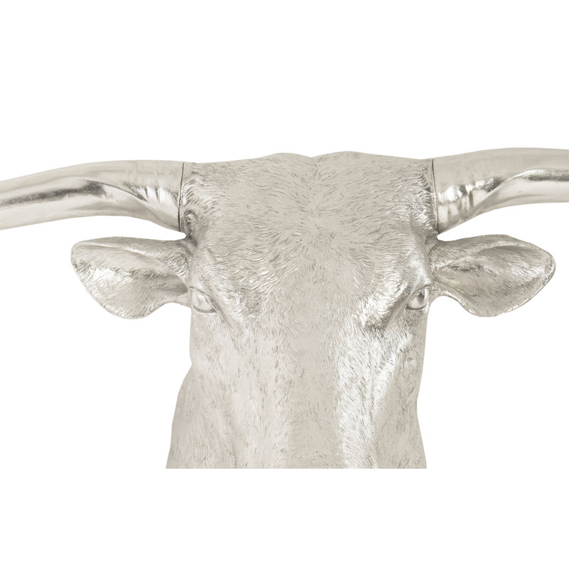Animals Longhorn Bull Sculpture Wall Décor
