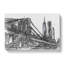 Brooklyn Bridge in New York in Abstract - Wrapped Canvas-55312925