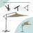 Elasia 120'' Lighted Cantilever Umbrella-792668134