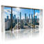 Ensemble de 3 impressions d'art sur toile, paysage urbain et urbain moderne-1059017337