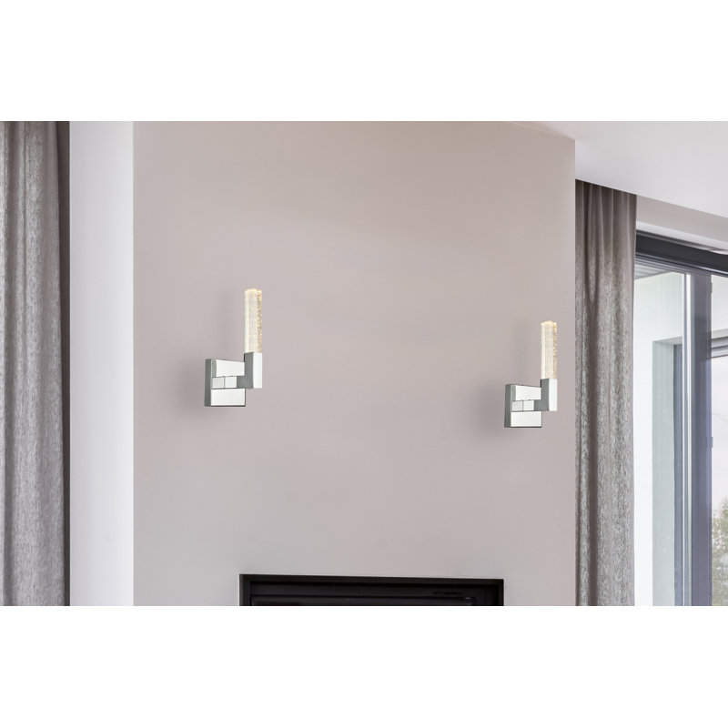 Plafonnier en fer Yianna, Chrome