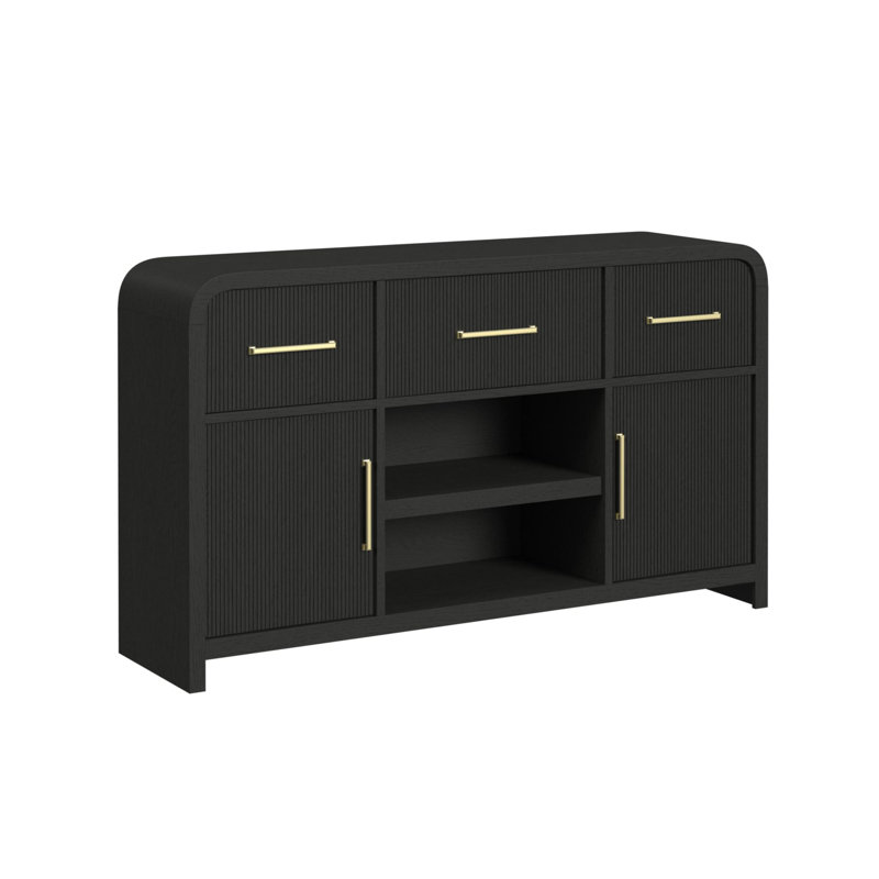 Mashad Server in Black with Grain