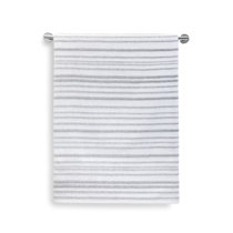 Lanes Border Hand Towel White