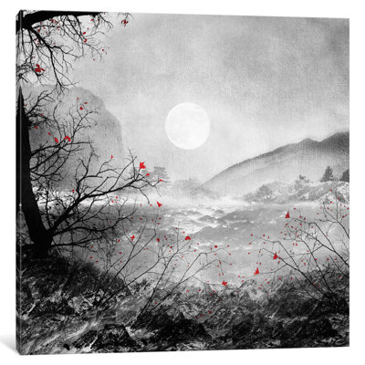 «The Red Sounds and Poems, chap. II», impression sur toile tendue