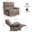 Oversized Manual Recliner Chair Sofa For Living Room-1555569252