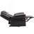 Home Theater Seating Manual Recliner Chair With Led Light Strip For Living Room,Bedroom, Brown
