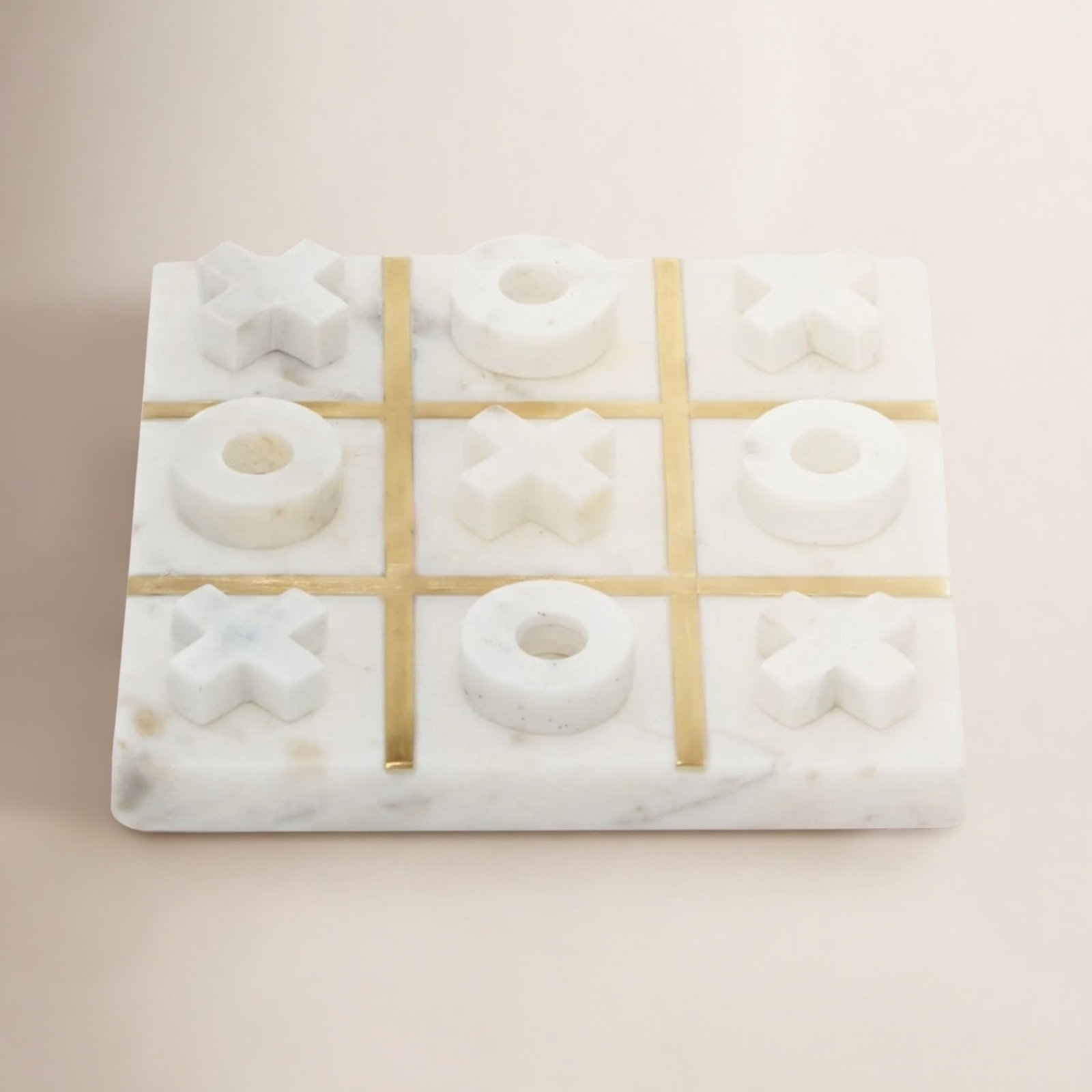 Gryffon Marble Tic-Tac-Toe Game Set